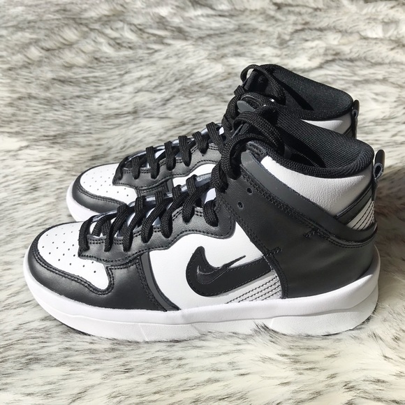 Women's Nike Dunk High Up "Panda" - Picture 7 of 11